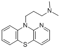 CAS#: 303-69-5， N,N-Dimethyl-10H-pyrido(3,2-b)(1,4)benzothiazine-10-propanamine, monohydrochloride