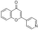 结构式 CAS# 3034-16-0, 2-吡啶-4-基苯并吡喃-4-酮