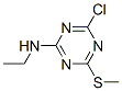 CAS 登录号：30357-95-0， 4-氯-N-乙基-6-甲硫基-1,3,5-三嗪-2-胺
