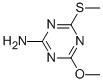 structure of CAS# 30358-18-0, 2-Amino-4-Methoxy-6-(Methylthio)-1,3,5-Triazine;4-Methoxy-6-(Methylthio)-1,3,5-Triazin-2-Amine;[4-Methoxy-6-(Methylthio)-S-Triazin-2-Yl]Amine;Zinc01042845
