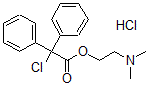 CAS#: 3042-75-9， 2-Dimethylaminoethyl 2-Chloro-2,2-Di(Phenyl)Acetate Hydrochloride