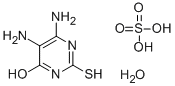 structure of CAS# 304851-89-6, 4,5-Diamino-6-hydroxy-2-mercaptopyrimidine hemisulfate salt hydrate;4,5-Diamino-6-Hydroxy-2-Mercaptopyrimidine  Hydrate  Hemisulfate  Salt;4,5-Diamino-6-Hydroxy-2-Mercaptopyrimidine Hemisulfate Salt Hydrate;4 5-DIAMINO-6-HYDROXY-2-MERCAPTOPYRIMID&