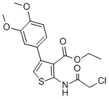 CAS#: 304863-82-9， 2-[(2-Chloroacetyl)Amino]-4-(3,4-Dimethoxyphenyl)-3-Thiophenecarboxylic Acid Ethyl Ester