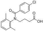 CAS#: 30544-72-0， 4-[(4-Chlorobenzoyl)-(2,6-Dimethylphenyl)Amino]Butanoic Acid