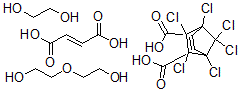 CAS#: 30638-94-9， 1,4,5,6,7,7-hexachloro-Bicyclo(2.2.1)hept-5-ene-2,3-dicarboxylic acid polymer with (2E)-2-butenedioic acid, 1,2-ethanediol and 2,2'-oxybis(ethanol)