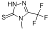 structure of CAS# 30682-81-6, 4-Methyl-5-(Trifluoromethyl)-1,2,4-Triazolin-3(2H)-Thione;Zinc01025079;Sr-01000637136-1;St5308431