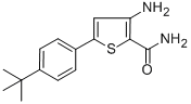 CAS#: 306935-13-7， 3-Amino-5-[4-(Tert-Butyl)Phenyl]Thiophene-2-Carboxamide