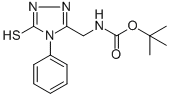 CAS#: 306935-45-5， 5-(N-Tert-Butoxycarbonylaminomethyl)-4-Phenyl-1,2,4-Triazole-3-Thiol