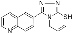 CAS#: 306935-48-8， 4-Allyl-5-quinolin-6-yl-4H-1,2,4-triazole-3-thiol