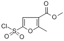 结构式 CAS# 306936-35-6, 5-(氯磺酰基)-2-甲基-3-糠酸甲酯
