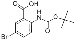 structure of CAS# 306937-20-2, 5-Bromo-2-[[(1,1-Dimethylethoxy)Carbonyl]Amino]-Benzoic Acid;Benzoic Acid, 5-Bromo-2-[[(1,1-Dimethylethoxy)Carbonyl]Amino]- (9CI);2-Amino-5-Bromobenzoic Acid, N-BOC Protected;N-Boc-5-Bromoanthranilic Acid