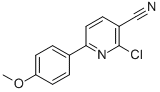 结构式 CAS# 306977-91-3, 2-氯-6-(4-甲氧基苯基)烟腈