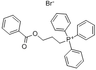 结构式 CAS# 30698-18-1, (3-(苯甲酰氧基)丙基)三苯基鏻溴化物