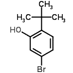 CAS#: 30715-50-5， 5-Bromo-2-(2-Methyl-2-Propanyl)Phenol