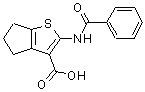 CAS#: 307341-55-5， 2-(Benzoylamino)-5,6-Dihydro-4H-Cyclopenta[b]Thiophene-3-Carboxylic Acid
