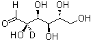 structure of CAS# 30737-83-8, D-Glucose-2-D1