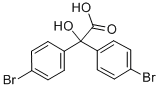 structure of CAS# 30738-49-9, Bis(4-bromophenyl)(hydroxy)acetic acid;2,2-Bis(4-Bromophenyl)-2-Hydroxy-Acetic Acid;2,2-Bis(4-Bromophenyl)-2-Hydroxy-Ethanoic Acid;St5000199