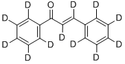 structure of CAS# 307496-21-5, trans-Chalcone-D12