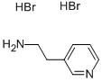 structure of CAS# 307496-23-7, 3-(2-Aminoethyl)Pyridine Dihydrobromide