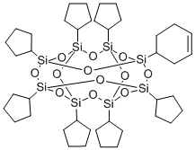 CAS#: 307496-29-3， 1-(3-Cyclohexen-1-yl)-3,5,7,9,11,13,15-heptacyclopentylpentacyclo[9.5.1.13,9.15,15.17,13]octasiloxane