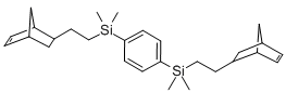 structure of CAS# 307496-40-8, 1,4-Bis[dimethyl[2-(5-norbornen-2-yl)ethyl]silyl]benzene