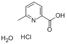 structure of CAS# 307531-73-3, 6-Methylpicolinic Acid Hydrochloride;6-Methylpyridine-2-Carboxylic  Acid,  Hydrochloride  Hydrate;6-METHYLPICOLINIC ACID HYDROCHLORIDE HYD;6-METHYLPICOLINIC ACID HYDROCHLORIDE