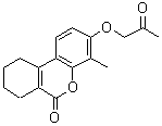CAS#: 307550-03-4， 4-Methyl-3-(2-Oxopropoxy)-7,8,9,10-Tetrahydro-6H-Benzo[c]Chromen-6-One