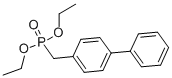 structure of CAS# 30818-70-3, Diethyl (4-Biphenylylmethyl)Phosphonate;1-(Diethoxyphosphorylmethyl)-4-Phenyl-Benzene;4-[(Diethoxyphosphoryl)Methyl]-1,1'-Biphenyl;Diethyl (4-Biphenylylmethyl)Phosphonate