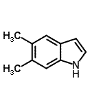 CAS#: 30877-30-6， 5,6-Dimethyl-1H-Indole