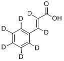 结构式 CAS# 308796-47-6, 反式-肉桂酸-D7