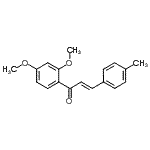 CAS#: 30929-45-4， (2E)-1-(2,4-Dimethoxyphenyl)-3-(4-Methylphenyl)-2-Propen-1-One