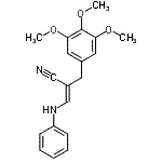 CAS#: 30953-85-6， (2Z)-3-Anilino-2-(3,4,5-Trimethoxybenzyl)Acrylonitrile