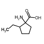 CAS#: 309757-09-3， 1-Amino-2-Ethylcyclopentanecarboxylic Acid