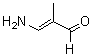 结构式 CAS# 30989-81-2, 3-氨基-2-甲基丙烯醛