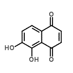 CAS#: 31039-64-2， 5,6-Dihydroxy-1,4-Naphthoquinone