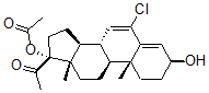 CAS#: 3114-44-1， [(3S,8R,9S,10R,13S,14S,17R)-17-Acetyl-6-Chloro-3-Hydroxy-10,13-Dimethyl-1,2,3,8,9,11,12,14,15,16-Decahydrocyclopenta[a]Phenanthren-17-Yl] Acetate