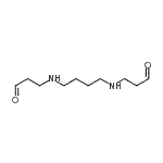 CAS 登录号：31185-59-8， 3,3'-(1,4-丁烷二基二亚胺)二丙醛