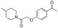 CAS#: 31189-06-7， 4'-(4-Methylpiperidin-1-Ylcarbonylmethoxy)-Acetophenone