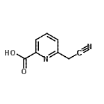 CAS#: 312325-75-0， 6-(Cyanomethyl)-2-Pyridinecarboxylic Acid