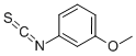 structure of CAS# 3125-64-2, 3-Methoxyphenyl Isothiocyanate;1-Isothiocyanato-3-Methoxy-Benzene;Bb_Sc-1849;3-Methoxyphenyl Isothiocyanate