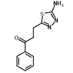 CAS#: 312525-85-2， 3-(5-Amino-1,3,4-Thiadiazol-2-Yl)-1-Phenyl-1-Propanone