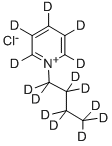 structure of CAS# 312623-96-4, 1-Butylpyridinium-D14 Chloride