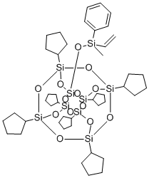 CAS#: 312693-48-4， (Methylphenylvinylsilyloxy)heptacyclopentylpentacyclooctasiloxane