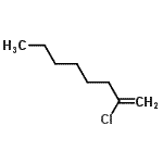 structure of CAS# 31283-43-9, 2-Chloro-1-Octene;2-chloro-1-octene;2-Chlorom<wbr>ethyl-1H-<wbr>benzoimid<wbr>azole-5-c<wbr>arboxylic<wbr> acid hyd<wbr>rochloride;2-Chlorooct-1-ene