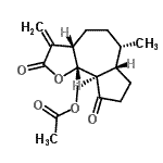 CAS#: 31299-06-6， [(3aS,6S,6aS,9aS,9bR)-6-Methyl-3-Methylene-2,9-Dioxodecahydroazuleno[4,5-b]Furan-9A(4H)-Yl]Methyl Acetate