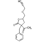 CAS#: 31339-79-4， 3-Acetyl-3-Benzyl-5-[(2-Propyn-1-Yloxy)Methyl]Dihydro-2(3H)-Furanone