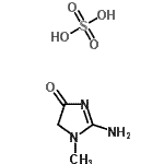 CAS#: 31377-28-3， 2-Amino-1-Methyl-1,5-Dihydro-4H-Imidazol-4-One Sulfate (1:1)