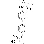 CAS 登录号：31396-30-2， 1,1,1-三甲基-N-{4'-[(三甲基硅烷基)氧基]-4-联苯基}硅烷胺