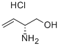 结构式 CAS# 313995-40-3, (R)-2-氨基-丁-3-烯-1-醇盐酸盐
