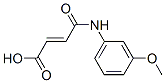 structure of CAS# 31460-27-2, 4-(3-Methoxyanilino)-4-Oxobut-2-Enoic Acid;(Z)-4-(3-Methoxyphenylamino)-4-Oxo-2-Butenoic Acid;4-(3-METHOXYANILINO)-4-OXOBUT-2-ENOIC ACID;Maleic Acid Mono(3-Methoxyphenyl)Amide